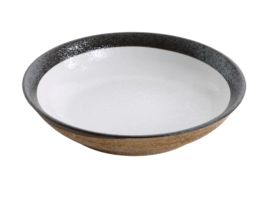 Yanco RO-507 7" 14 oz Round Porcelain Salad Bowl, Glazed, Dishwasher/Oven/Microwave Safe - Dozen
