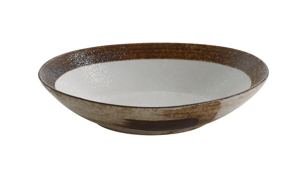 Yanco RO-809 - 20 Oz Porcelain Bowl, 9" x 6¼" x 2" (Dishwasher, Oven, Microwave Safe) - Dozen