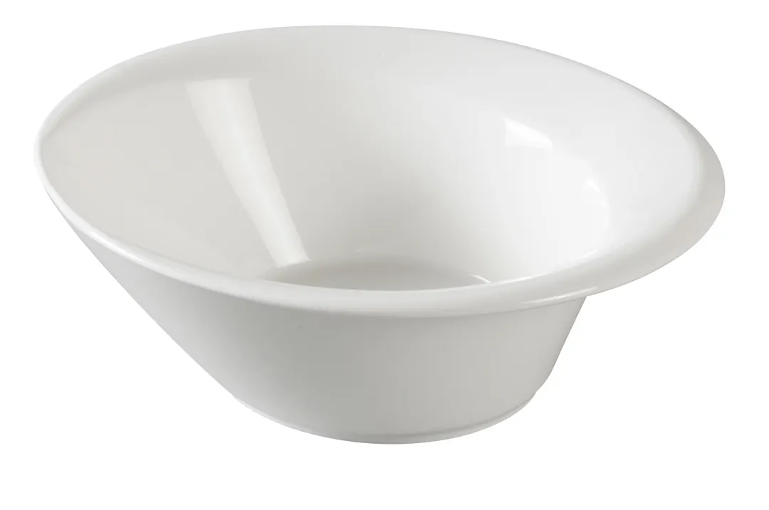Yanco SH-406 Salad Bowl, 6" Diameter, 10 oz, Bone White Porcelain, Dishwasher Safe - Dozen