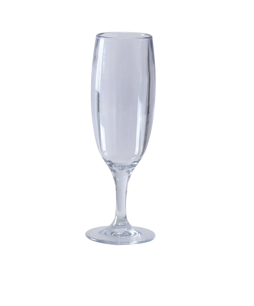 Yanco SM-06-C Champagne Flute, 6 Oz, 2-3/4" Dia. x 7-1/2" H, Clear SAN Plastic - Dozen