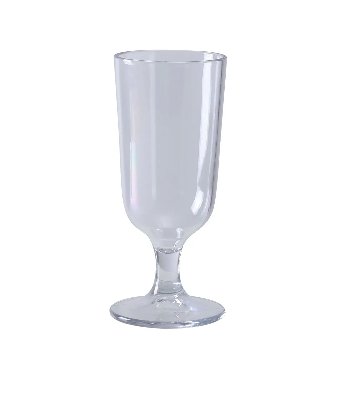 Yanco SM-12-G Goblet, 12‑Oz Clear SAN Plastic Barware, 3" Diameter x 7" Height - Dozen