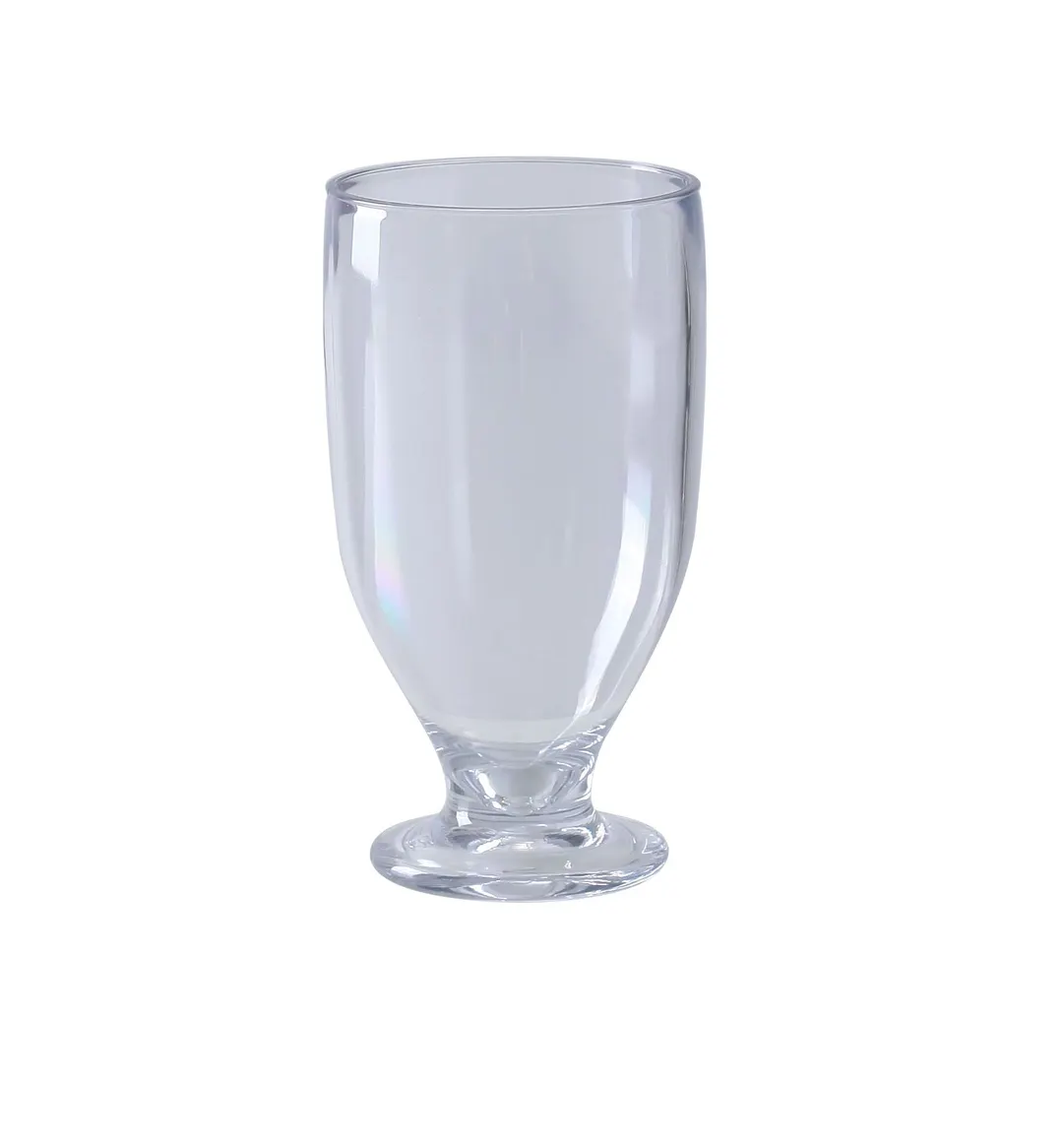 Yanco SM-12 Clear SAN Plastic Barware Glass, 12 Oz, 3" Diameter x 5-3/8" Height - Dozen