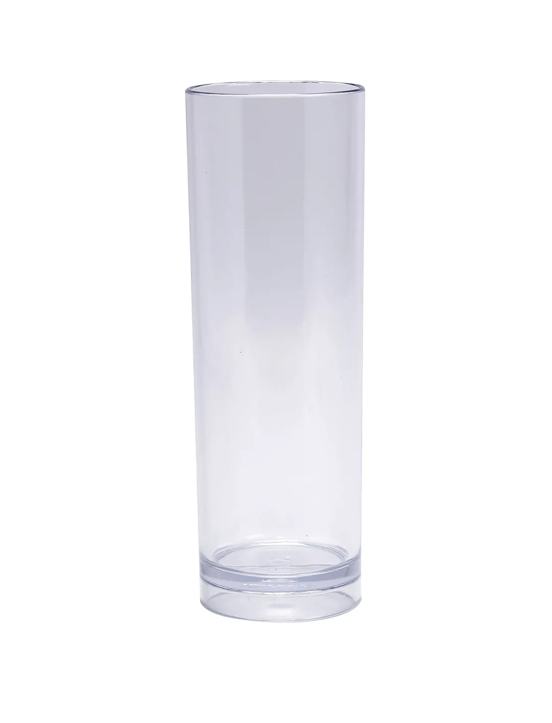 Yanco SM-14-C Collins Glass, 14 Oz Clear SAN Plastic, 2-1/2" x 7" Dishwasher Safe - Dozen