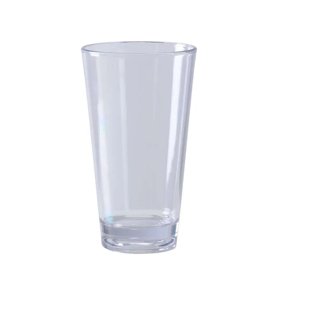 Yanco SM-20-MX - 20 oz Clear SAN Mixing Cup, 3-1/2" Dia. x 6-1/4" H, Plastic Barware - Dozen