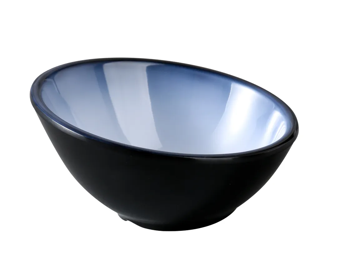 Yanco SN-304 - 4" x 2" Two‑Tone Melamine Bowl, 3.5 oz, Dishwasher Safe, Break‑Resistant - Dozen