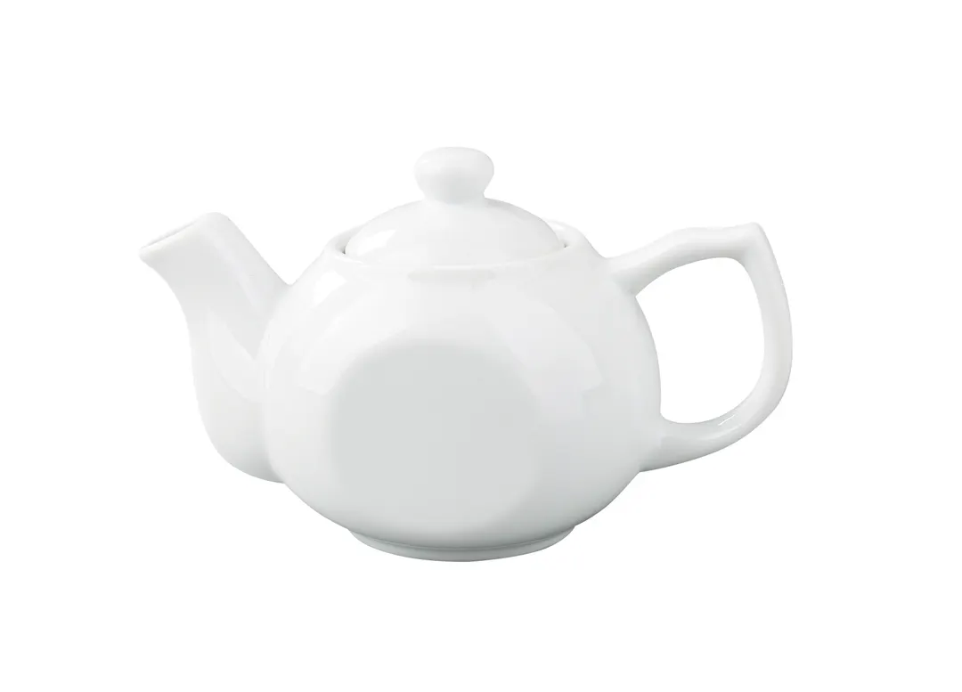 Yanco TP-4 - 10‑Oz White Porcelain Coffee Pot Lid 6‑1/2"×3‑1/2"×2‑3/4" Dishwasher Safe - Dozen