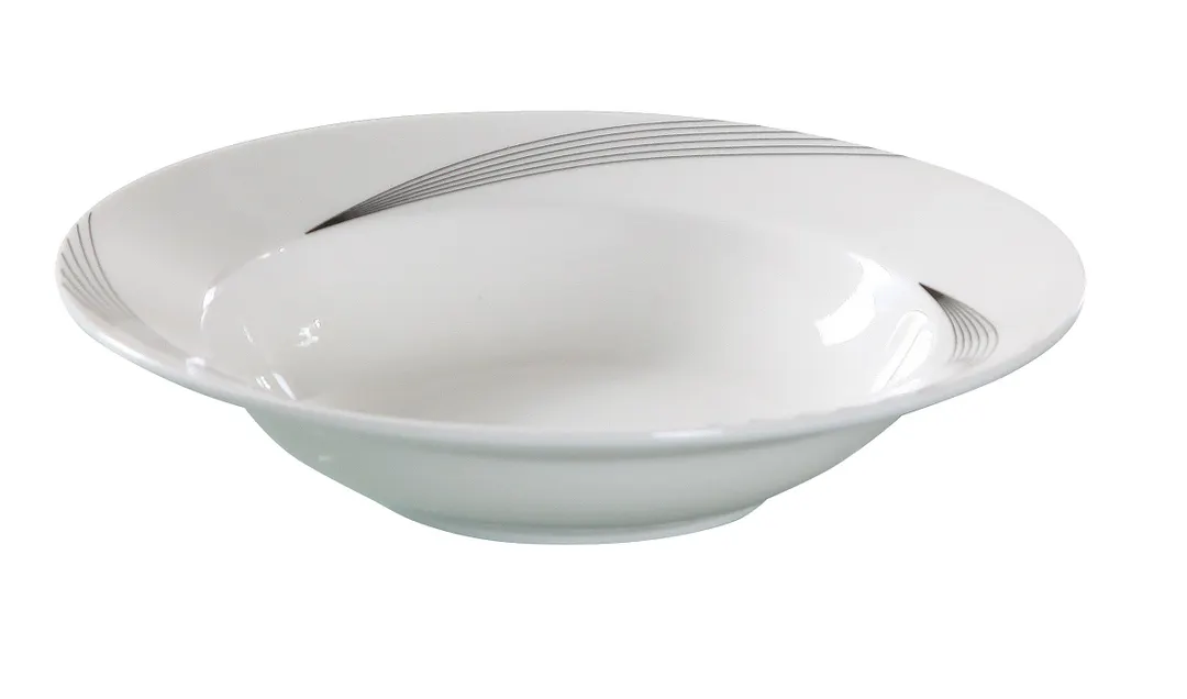 Yanco UR-506 Grapefruit Bowl, 6-3/8" Dia., 11.5 Oz, Porcelain, White, Dishwasher Safe - Dozen