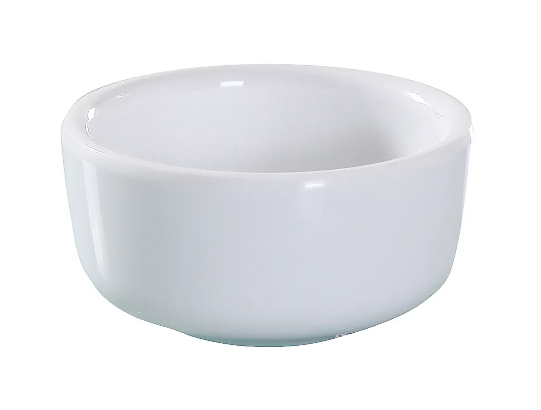 Yanco VE-002 - Round Sauce Dish, 2 Oz, 2.5" Diameter, White Melamine, Dishwasher Safe - Dozen