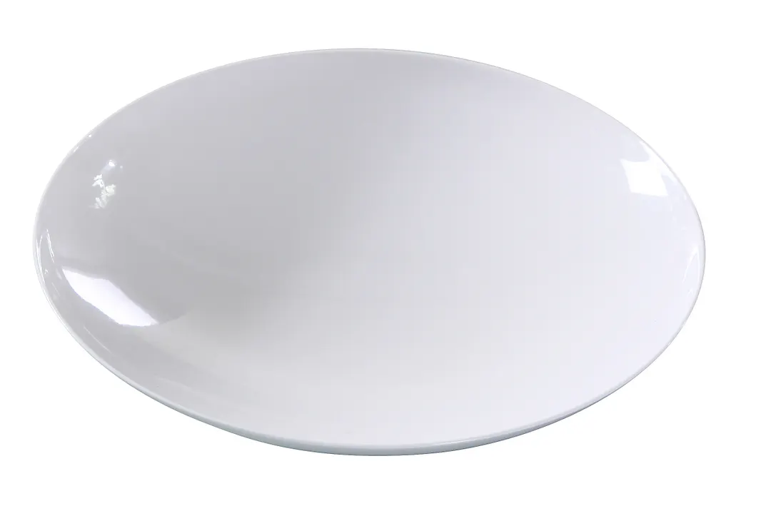 Yanco VE-209 - 18 Oz White Melamine Soup And Salad Bowl, 9-3/8" Diameter, Dishwasher Safe - Dozen