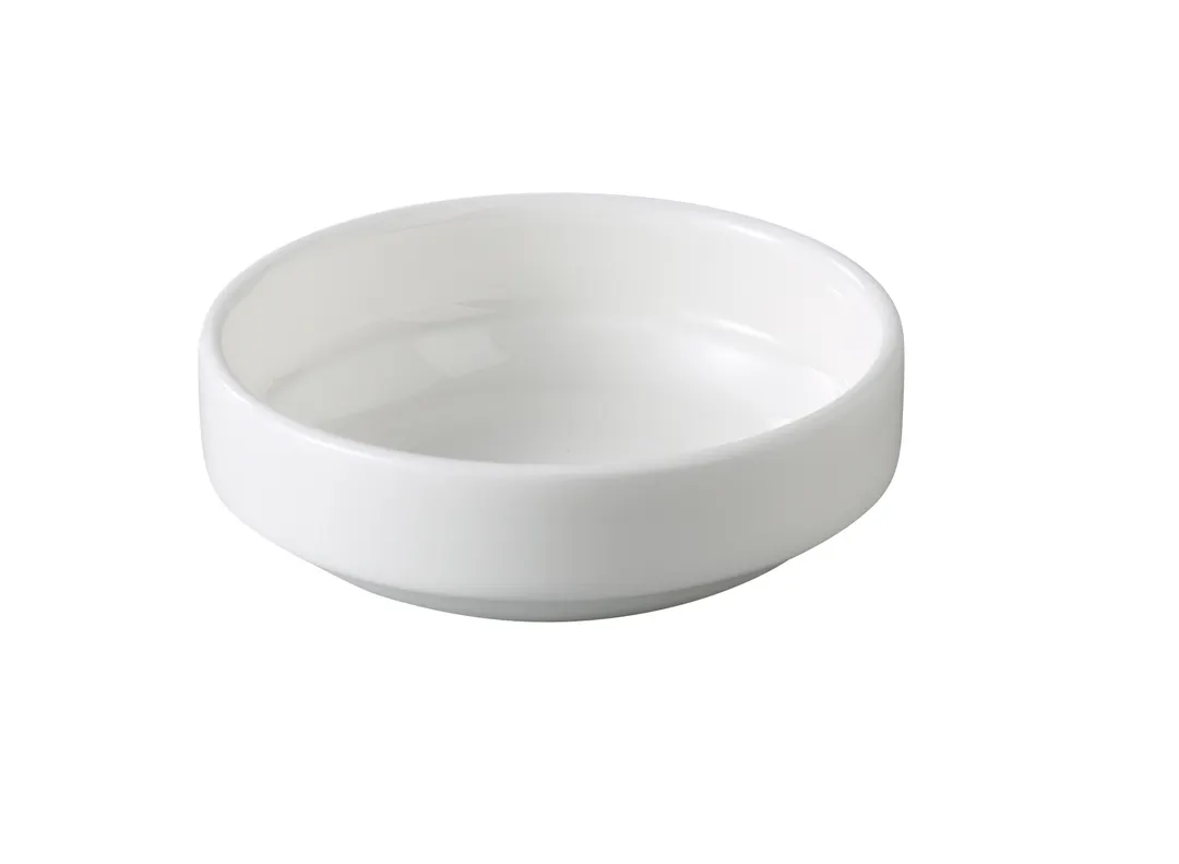Yanco VS-503 Sauce Dish, 1.4 Oz, 2 5/8" Dia x 3/4" H, White China, Dishwasher Safe - Dozen
