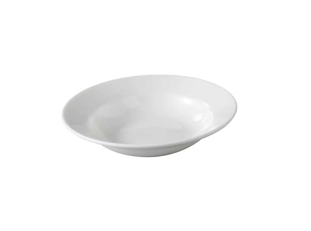 Yanco VS-504 Fruit Bowl, 2 Oz, 4 3/4" Dia x 1" H Round China, White Glazed, Safe - Dozen