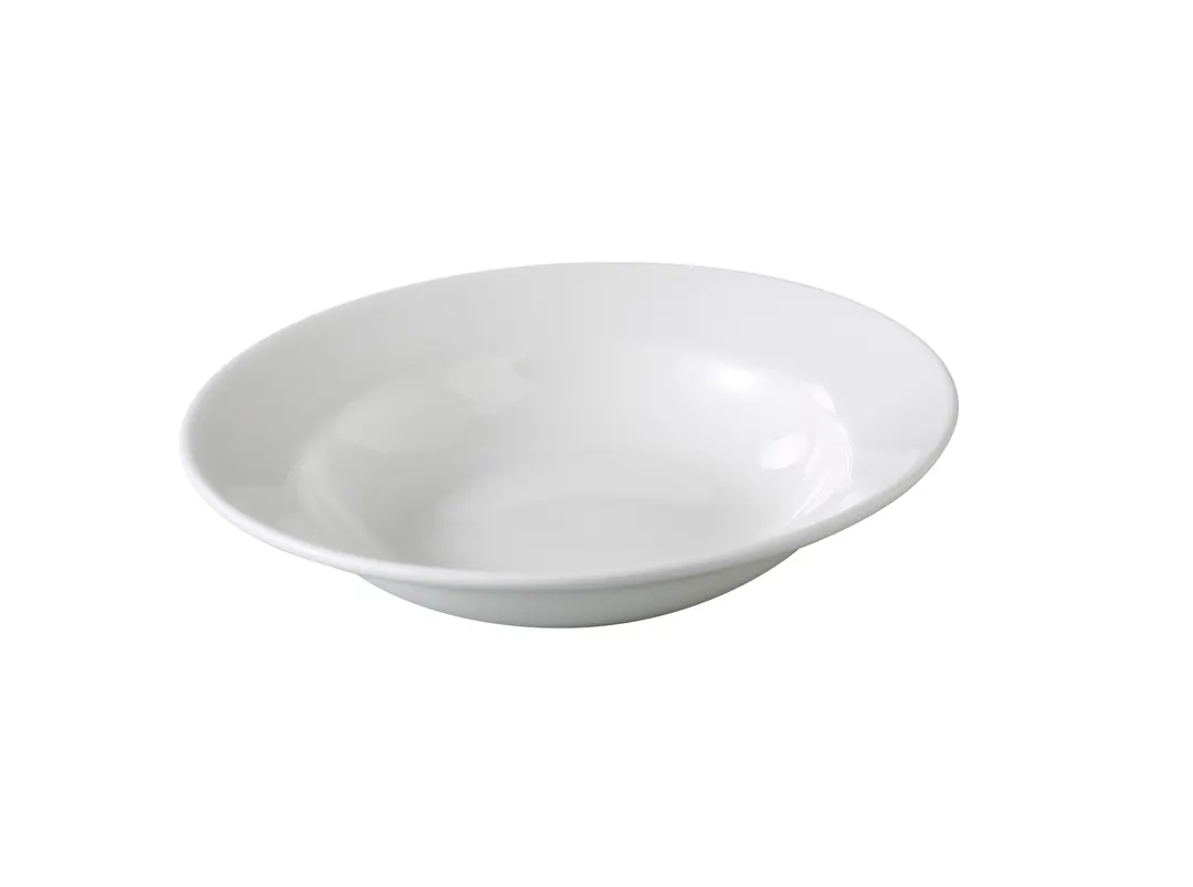Yanco VS-505 Fruit Bowl, 5" Dia x 1" H, 5 oz, White China Glazed, Dishwasher Safe - Dozen