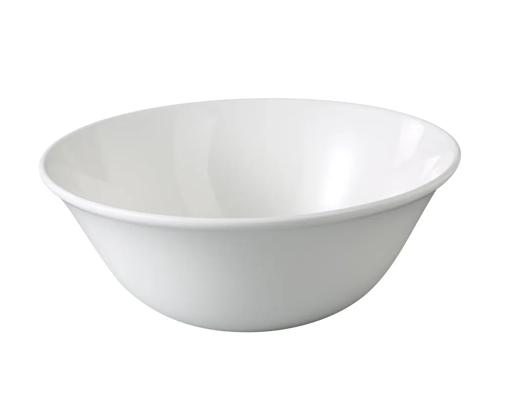 Yanco VS-509 Ramen Bowl, 50 oz (8½" Dia × 3½" H) White China, Glazed, Dishwasher Safe - Dozen