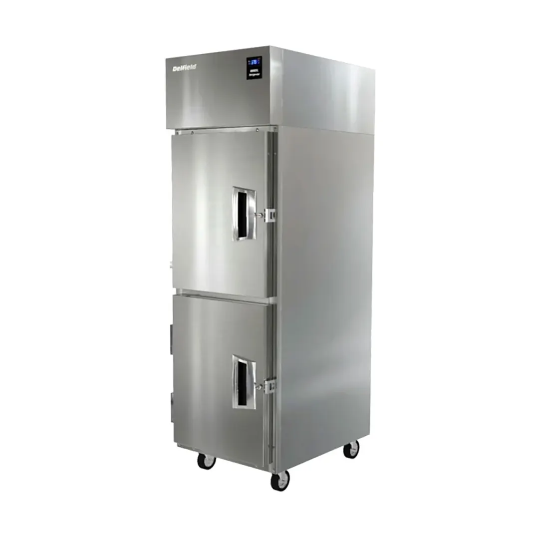 Delfield 6025XL-SH One Section Reach-In Refrigerator w/ 2 Solid Half Doors, Top Mounted, 20 cu. ft.
