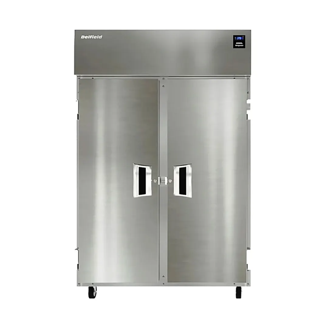 Delfield 6051XL-S Two Section Reach-In Refrigerator w/ 2 Solid Full Doors, Top Mounted, 43.5 cu. ft.