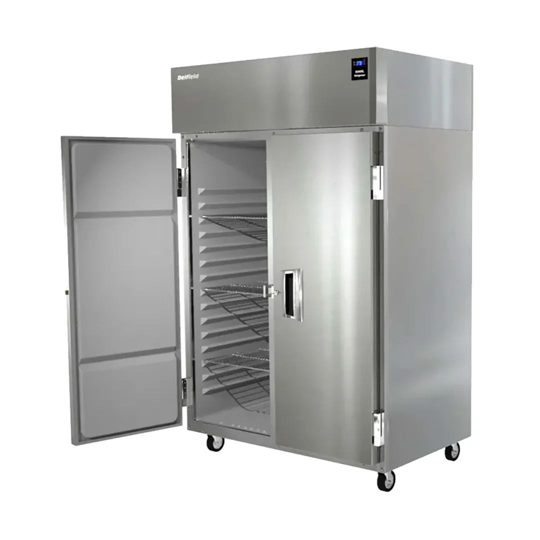 Delfield 6051XL-S Two Section Reach-In Refrigerator w/ 2 Solid Full Doors, Top Mounted, 43.5 cu. ft.