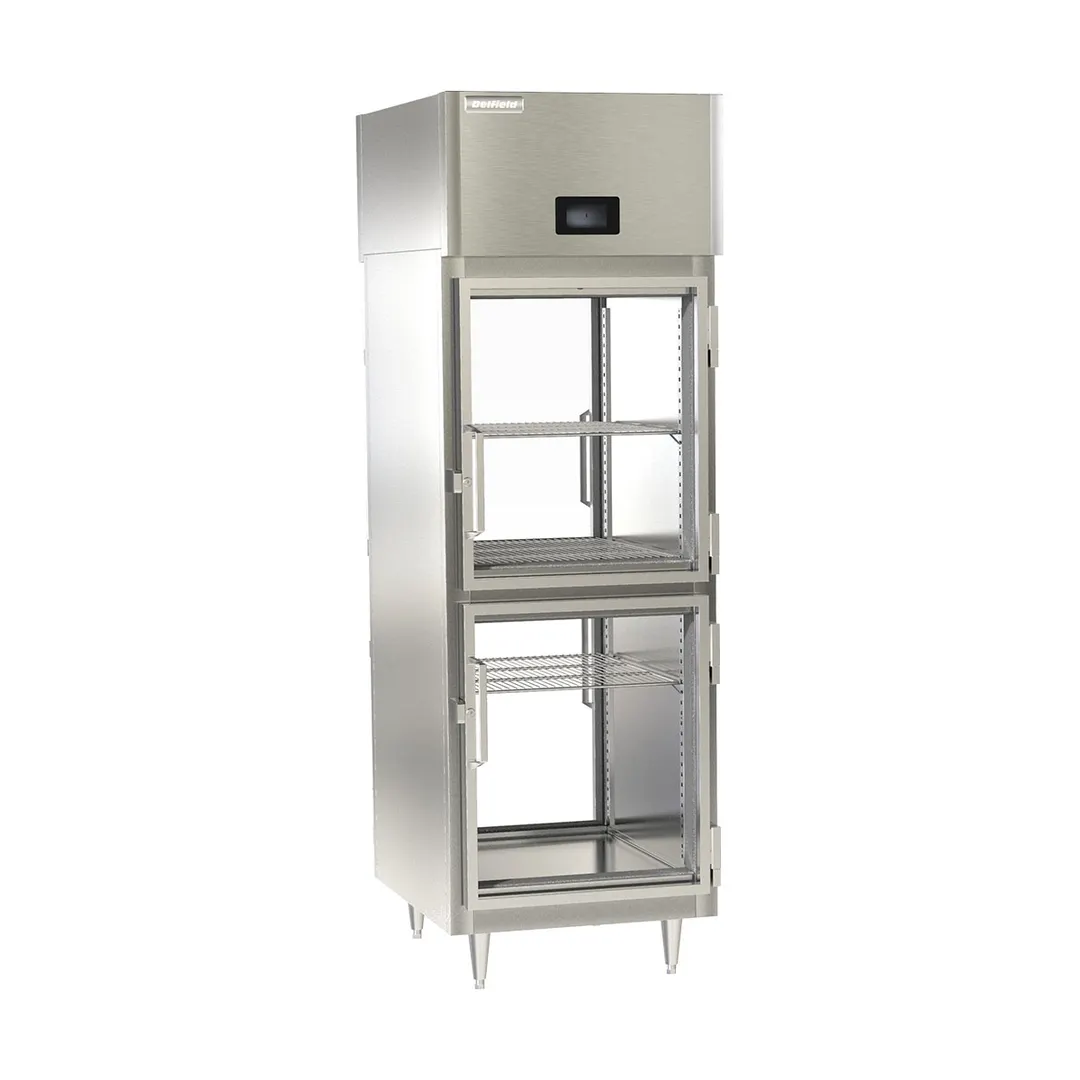 Delfield DSLRPT1-GH 35" 4-Glass Door Pass-Thru Refrigerator, 22.9 cu. ft., Top Mounted