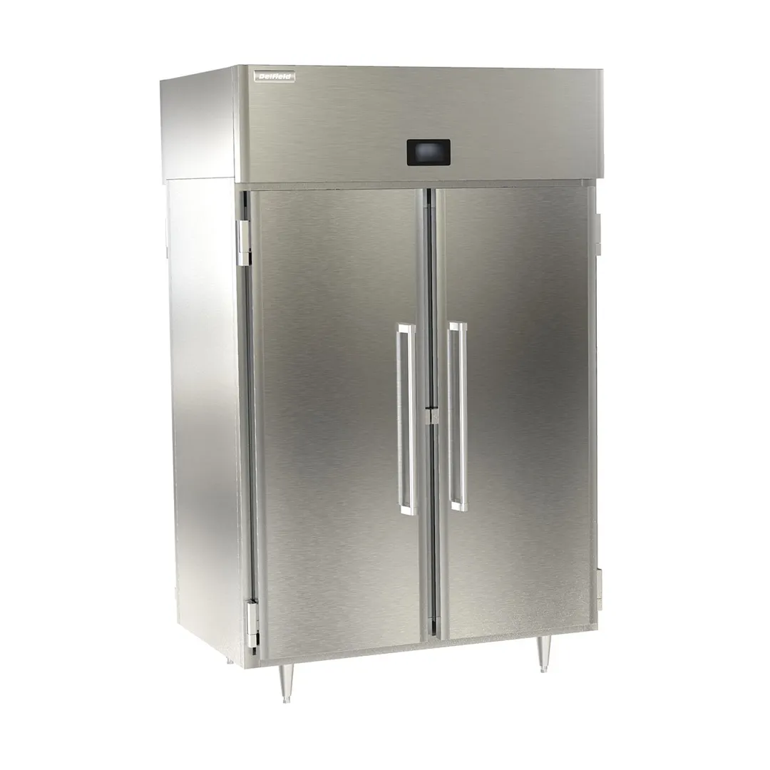 Delfield DSLRPT2-S 72" 4-Solid Door Pass Thru Refrigerator, 48.33 cu. ft., Top Mounted