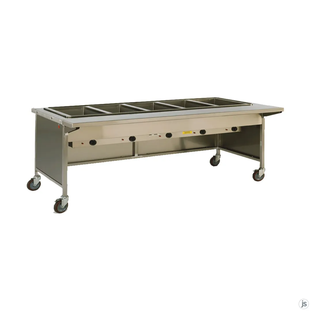 Atlas Metal CAIH-5 77" Hot Food Serving Counter, (5) Wells
