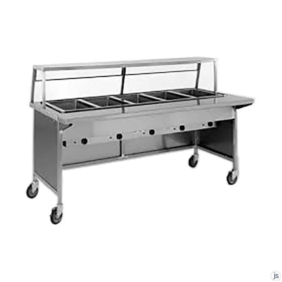 Atlas Metal CAIH-5 77" Hot Food Serving Counter, (5) Wells