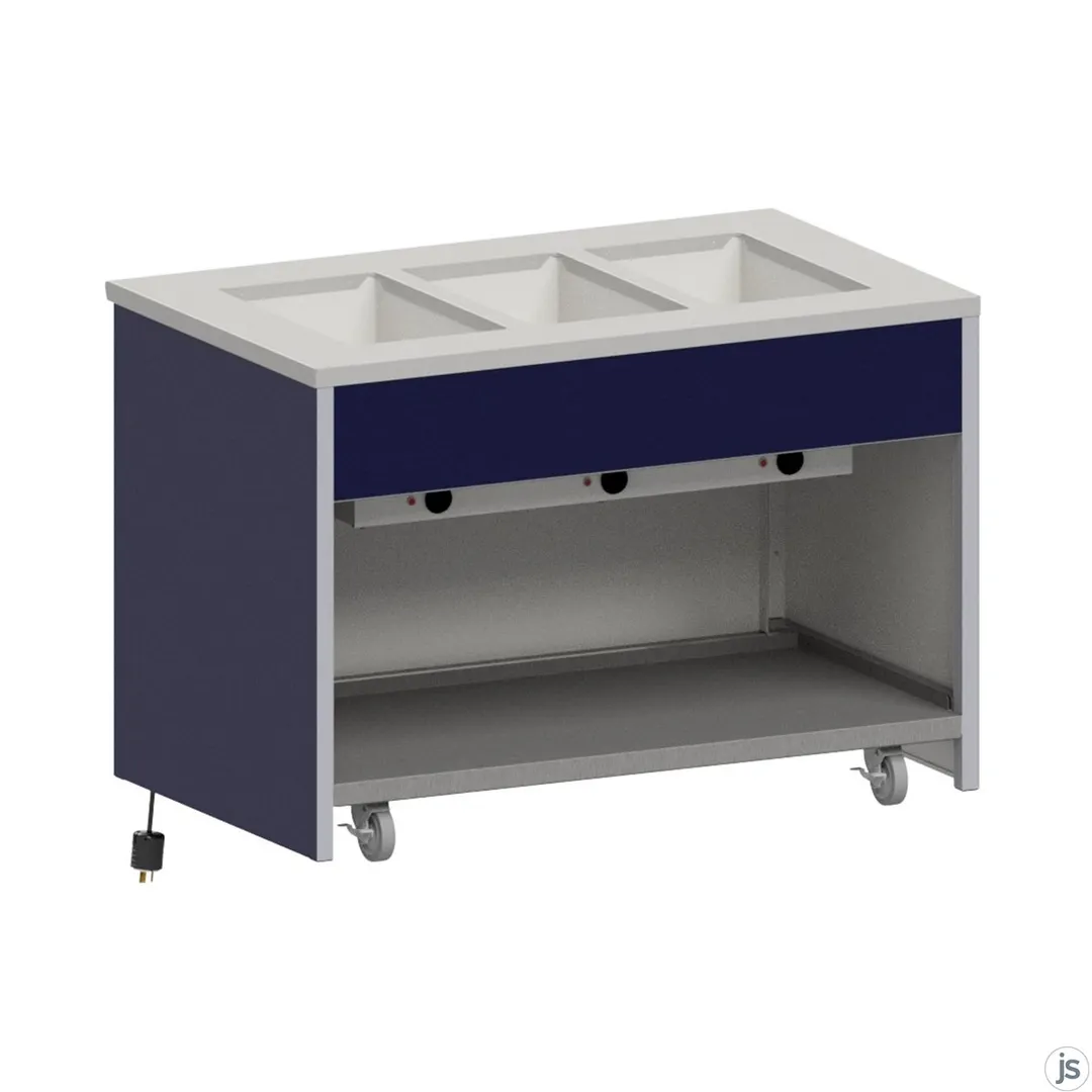 Atlas Metal INFIH-2 36" Mobile Hot Food Unit, (2) Wells
