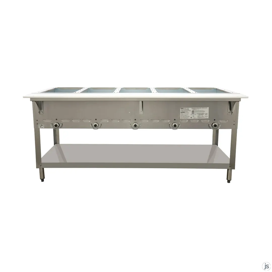 Duke 305 Aerohot Steamtable Hot Food Unit, Gas, 72-3/8"W X 22-7/16"D X 34"H
