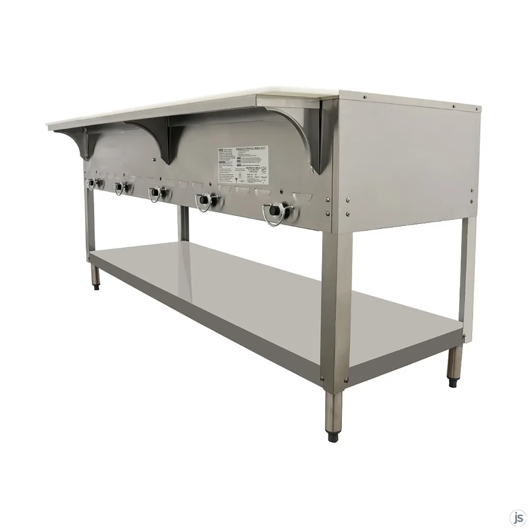 Duke 305 Aerohot Steamtable Hot Food Unit, Gas, 72-3/8"W X 22-7/16"D X 34"H