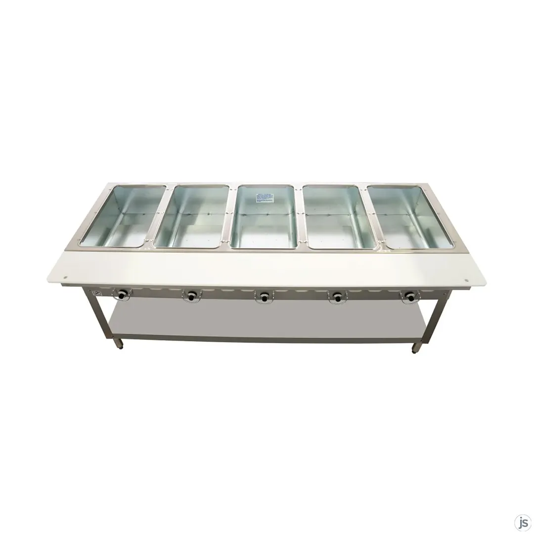 Duke 305 Aerohot Steamtable Hot Food Unit, Gas, 72-3/8"W X 22-7/16"D X 34"H