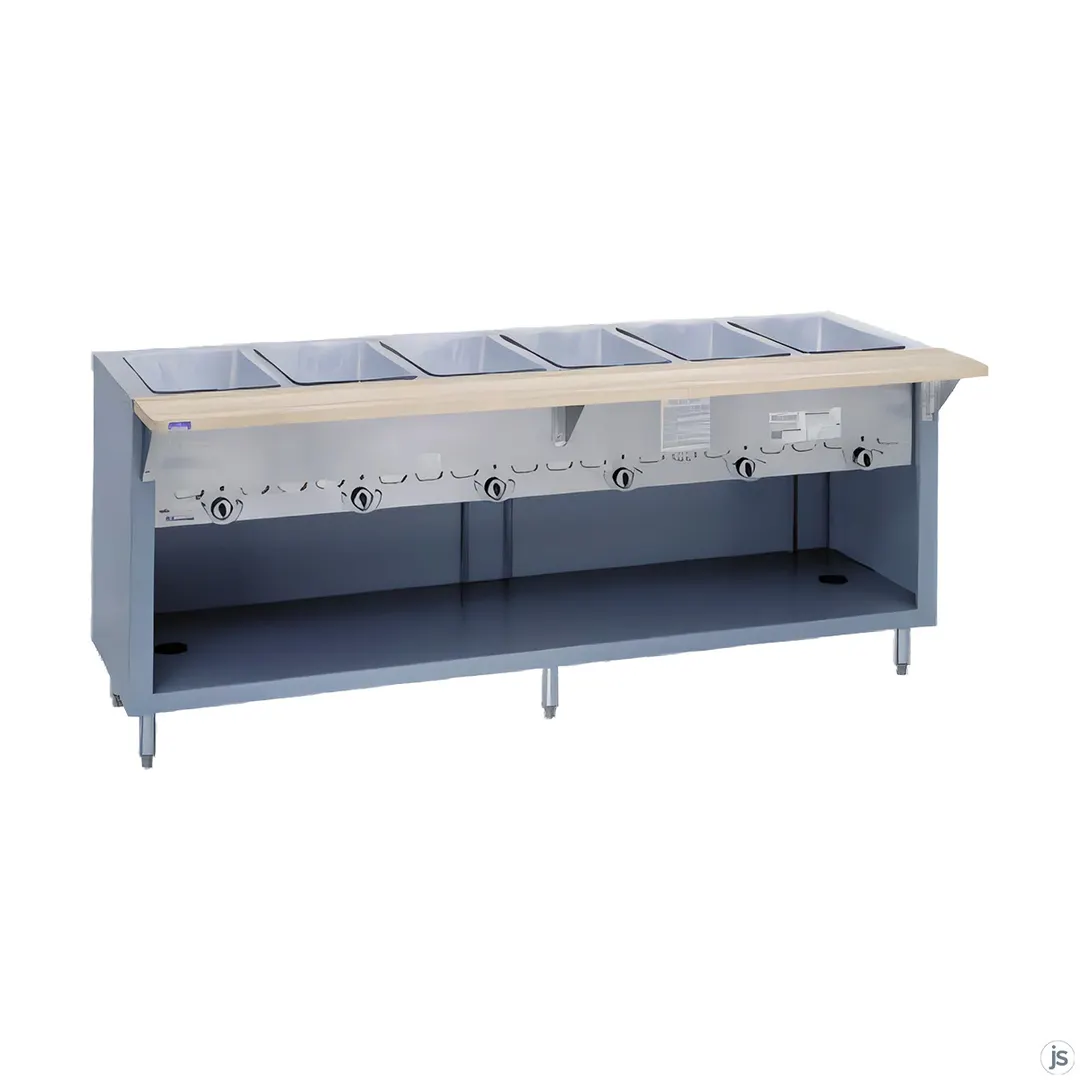 Duke G-5-CBSS Thurmaduke™ Steamtable Unit, Gas, 74"W X 25-1/2"D X 36"H