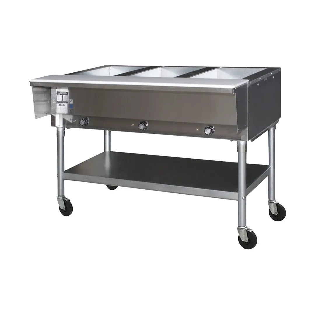 Eagle Group PDHT3-240-3 50" Portable Hot Food Table, (3) Pan Capacity