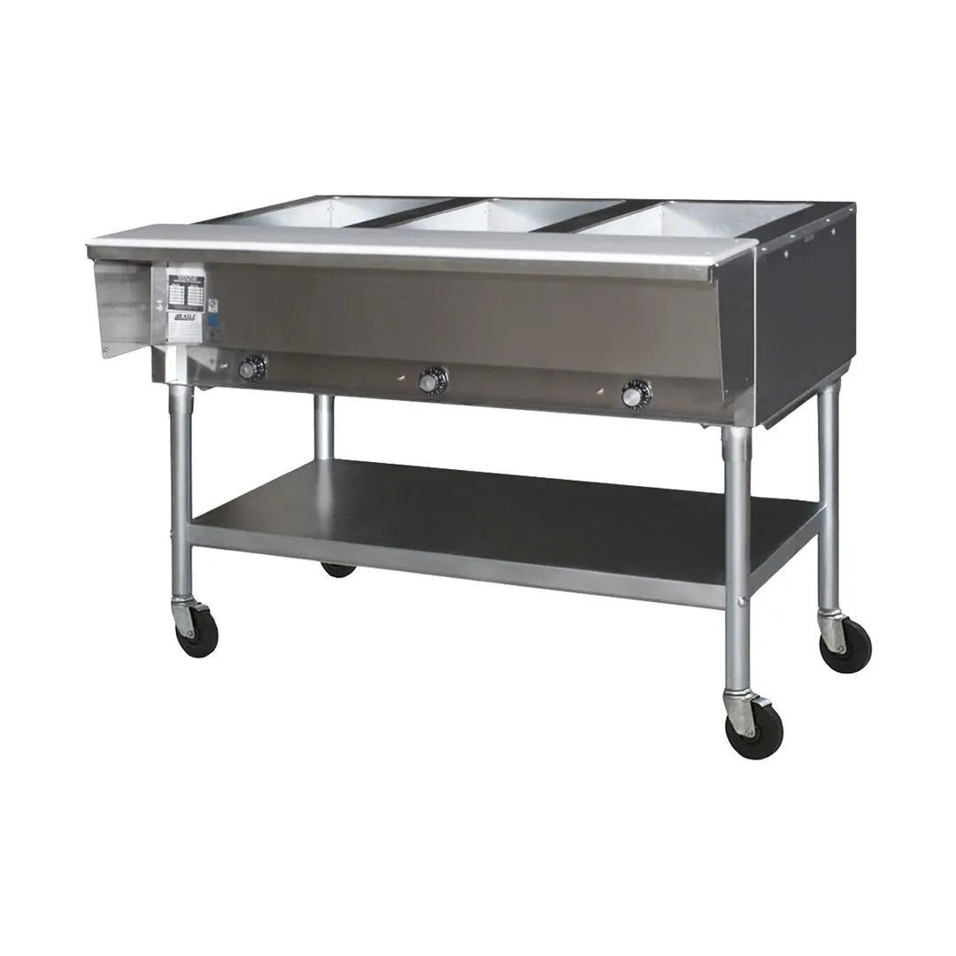 Eagle Group PDHT3-240 50" Portable Hot Food Table, (3) Pan Capacity