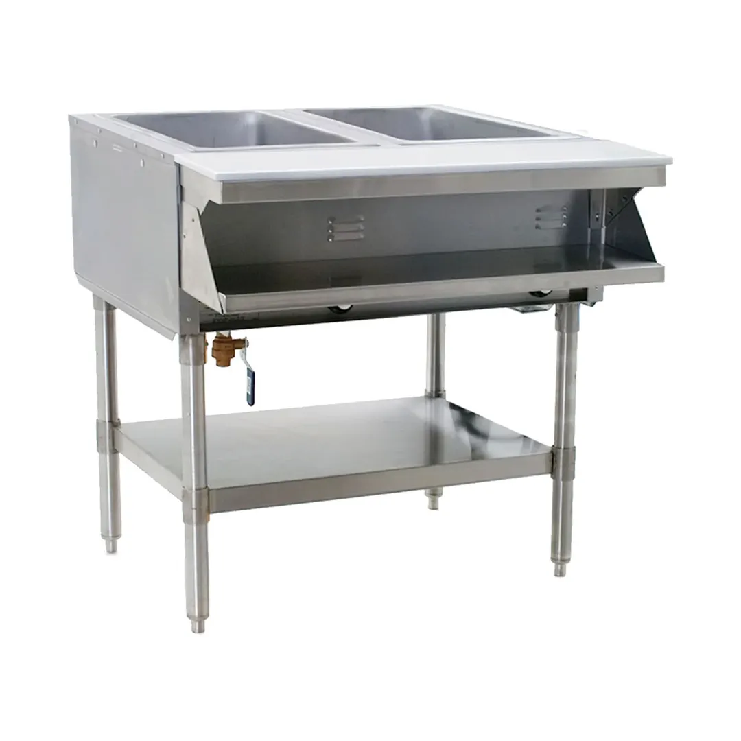 Eagle Group SPHT2-208 35" Portable Sealed Well Hot Food Table, (2) Pan Capacity