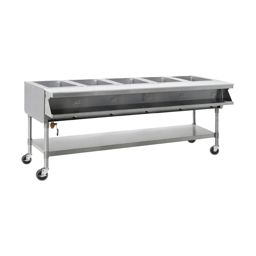 Eagle Group SPHT5-240-3 81" Portable Sealed Well Hot Food Table, (5) Pan Capacity
