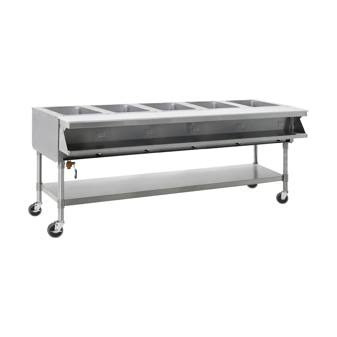 Eagle Group SPHT5CB-240-3 79" Spec-Master® Sealed Well Hot Food Table, (5) Pan Capacity