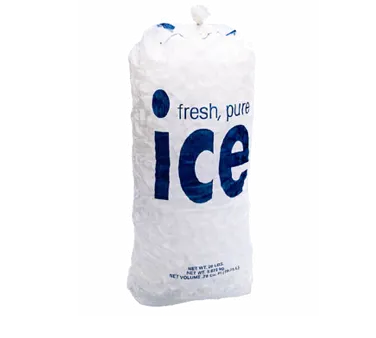 Follett 00116434 Ice Bags – 8 lb, 125 Bags/Wicket, 8 Wickets/Case, 1.25 mil Poly