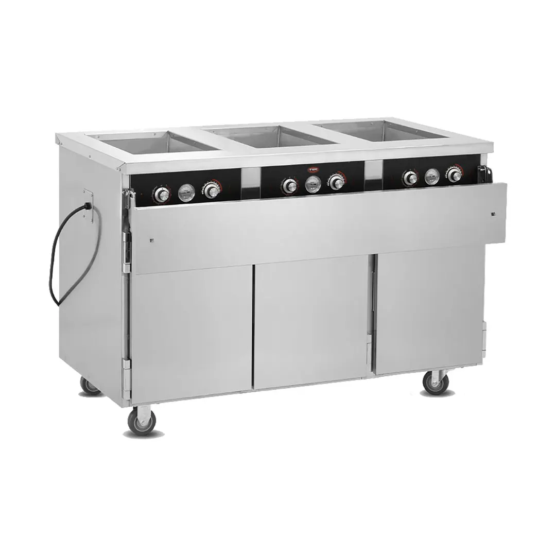 FWE HLC-3W6-7H-21-HWR 51" Tray Line Heated Serving & Holding Cabinet, (3) Wells