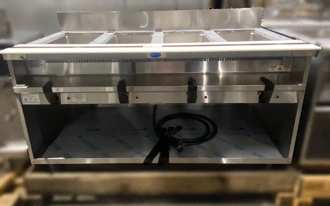 Randell 3614-120 63" Electric Hot Food Table, (4) Top Openings