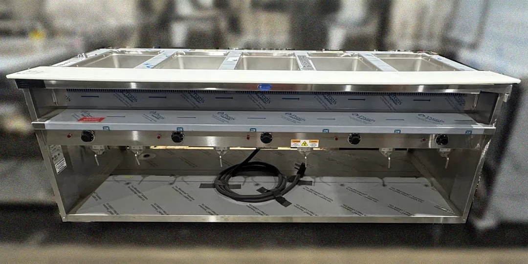 Randell 3615-120 78" Electric Hot Food Table, (5) Top Openings