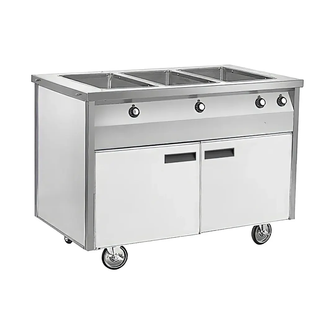 Randell RAN HTD-4S 60"Electric Hot Food Table, (4) Hot Food Wells