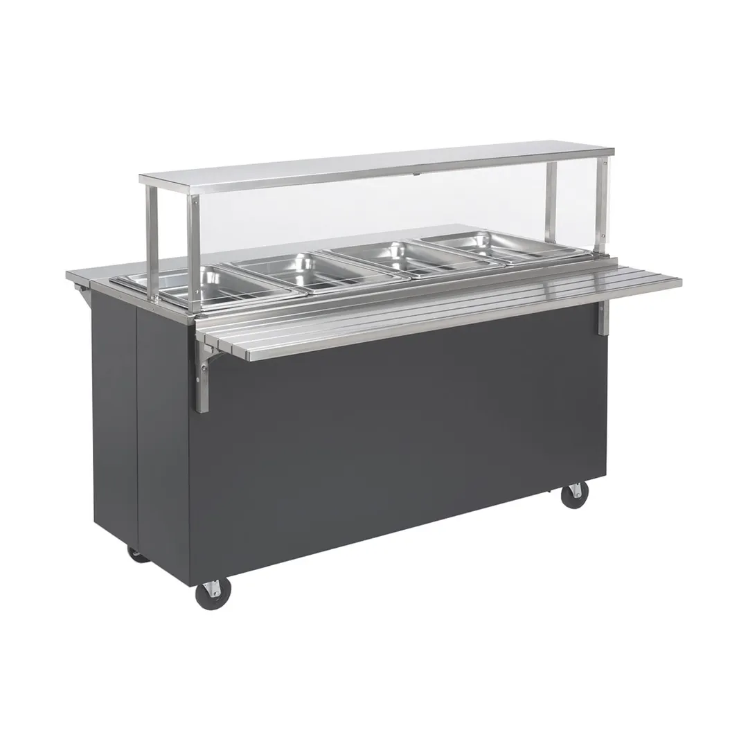 Vollrath 39770 60" 2-Series Affordable Portable™ (4) Open Well Hot Food Station