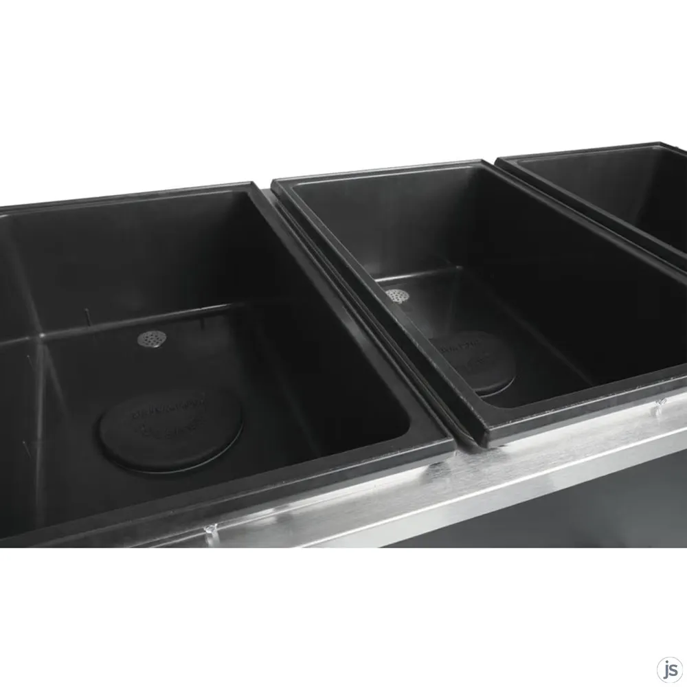 Vollrath T3871260 60" 2-Series Affordable Portable™ (4) Sealed Well Hot Food Station Deluxe