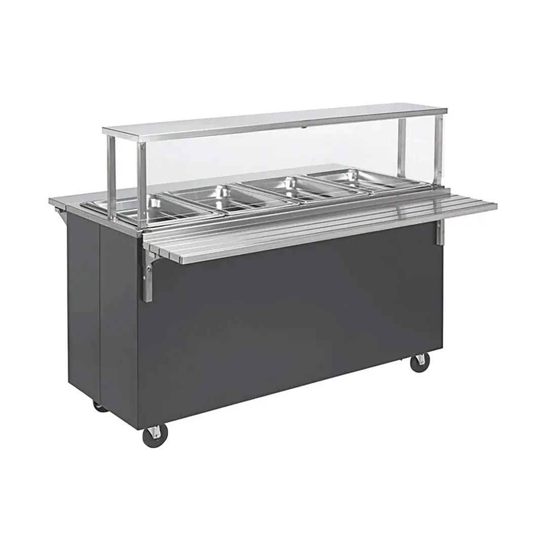 Vollrath T39710 60" 2-Series Affordable Portable™ (4) Sealed Well Hot Food Station Deluxe