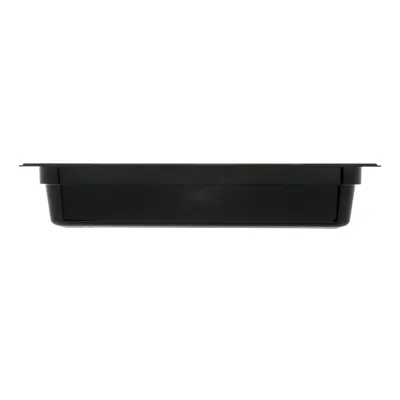 Carlisle 10201B03 StorPlus 1/1 Food Pan, 12.7 qt, 20‑3/4"×12‑3/4"×4" Black Polycarbonate Exterior