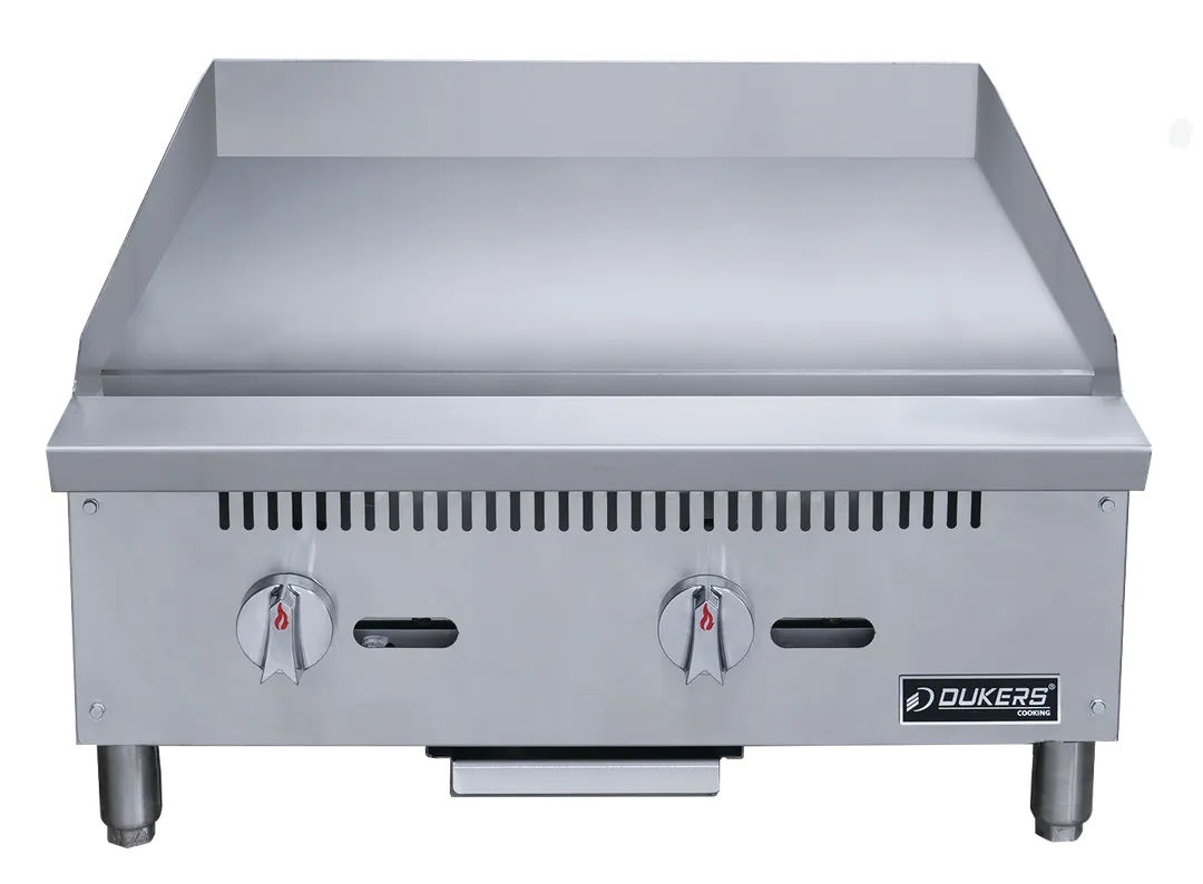 Dukers Appliance Co DCGT24 Countertop Gas Griddle