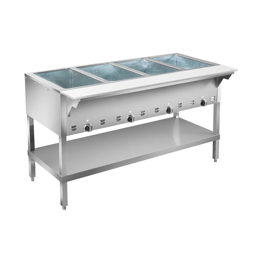 Klinger's Trading HF2H 32" Gas Hot Food Serving Counter, (2) Open Wells
