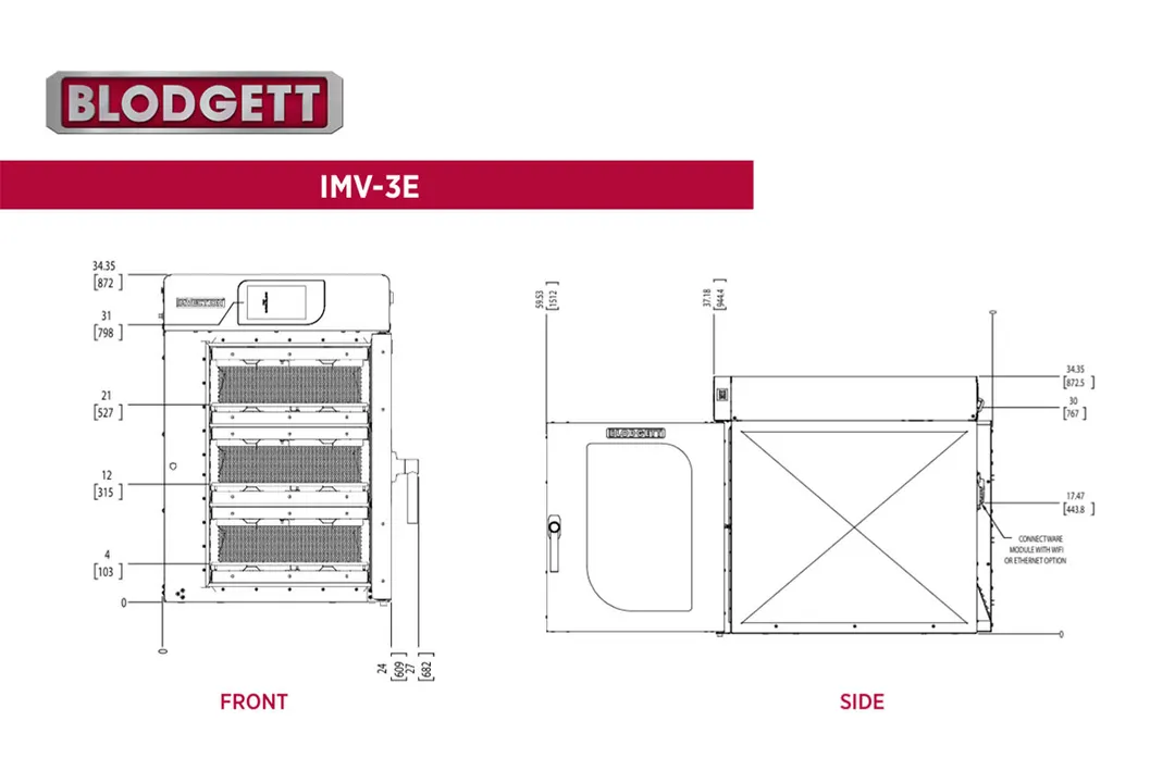 Blodgett IMV3E Imvection Oven, Electric