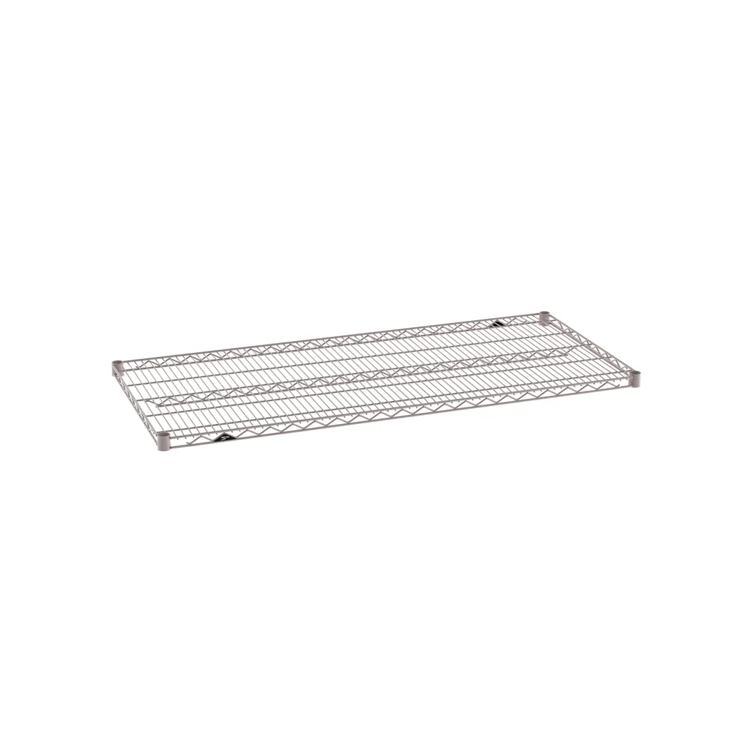 Metro 2454NK4 Wire Shelving Unit, 54" W x 24" D, Metroseal Gray Epoxy-Coated, Microban Antimicrobial, NSF