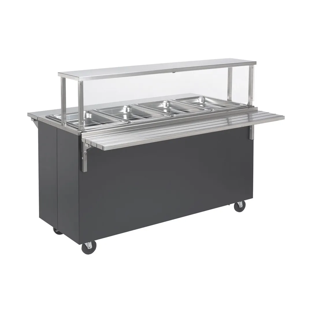 Vollrath T397112 60" 2-Series Affordable Portable™ (4) Sealed Well Hot Food Station Deluxe