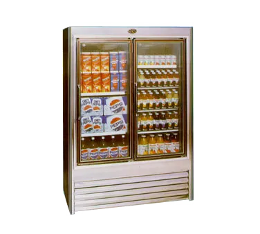 MarcRefrig MMM-3 S/C Merchandiser Refrigerator – 78" L, 3‑Section, 24" Glass Doors, ½ HP Bottom‑Mounted