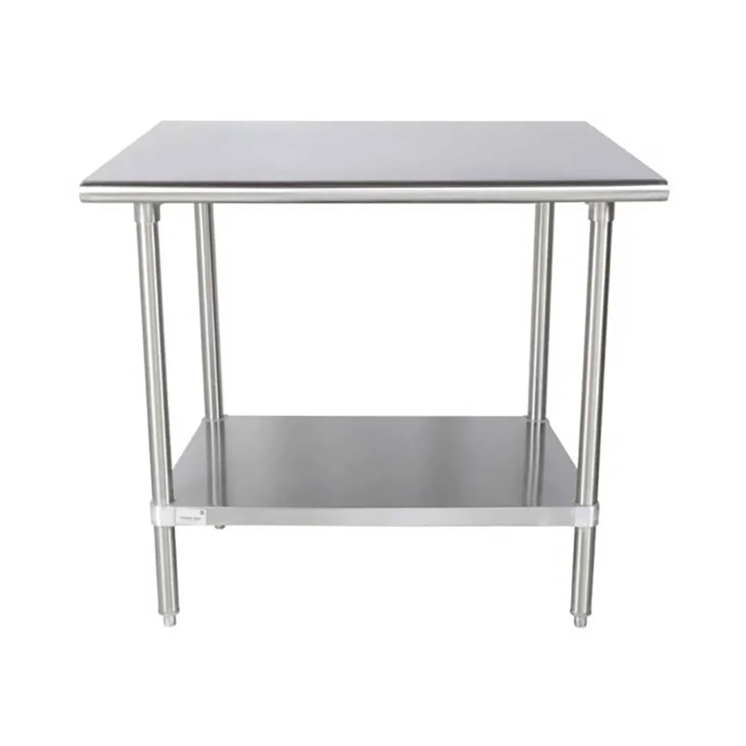Sapphire Manufacturing SMT-2430G 30" Open Base Work Table with Undershelf - Without Backsplash